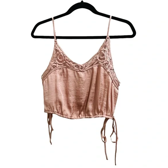 NEW FREE PEOPLE Blouson Brami Lace Crop Top Size XS - Picture 3 of 8